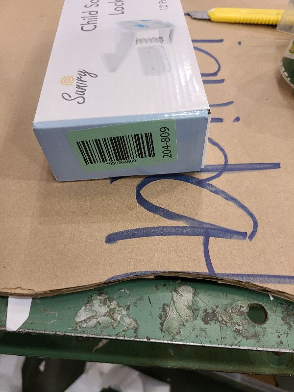 Photo 1 of 12 Pack Cabinet Locks Child Safety | Baby Safety Cabinet Locks NO Drilling 3M Adhesive Baby Proof Drawer Lock Child proofing cabinets latches for Kids Latch for Drawers & Door Child Safety Locks