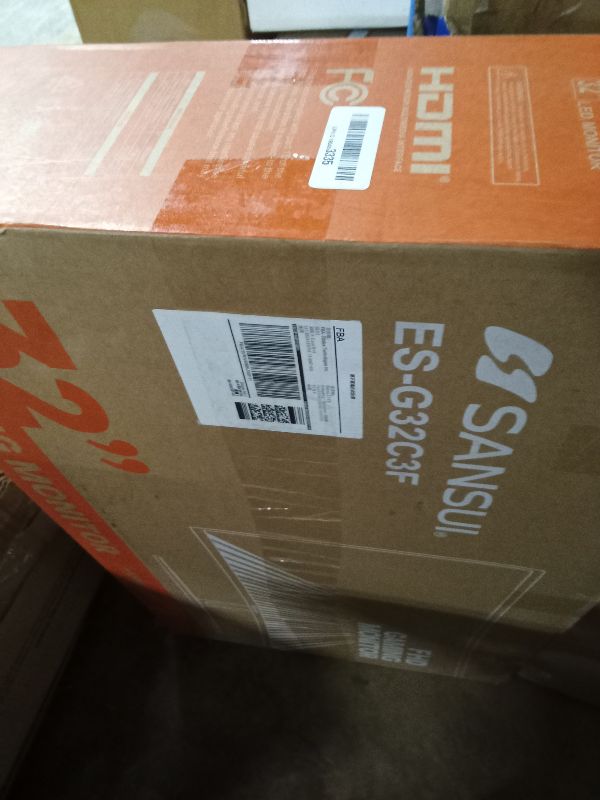 Photo 1 of SANSUI 32 Inch Curved 240Hz Gaming Monitor High Refresh Rate, FHD 1080P Gaming PC Monitor HDMI DP1.4, Curved 1500R, 1Ms MPRT, HDR,Metal Stand,VESA Compatible (ES-G32C3F DP Cable Incl.)