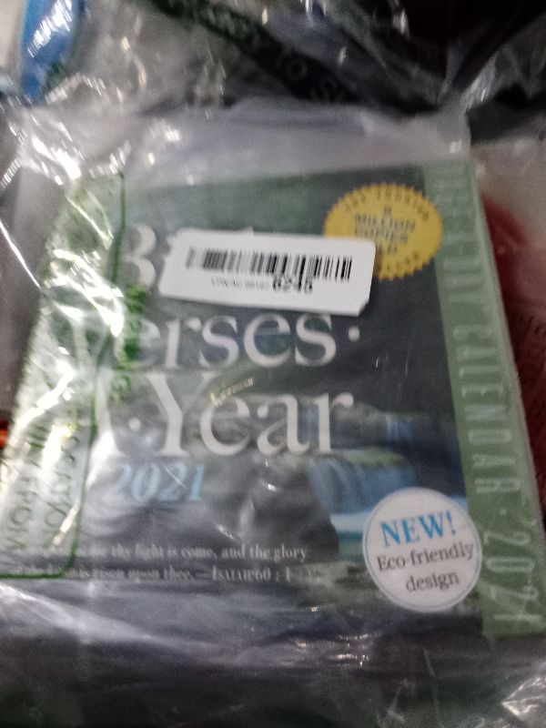 Photo 1 of 365 Bible Verses-A-Year Page-A-Day Calendar 2021