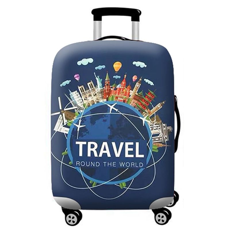 Photo 1 of 
WUJIAONIAO Travel Luggage Cover Spandex Suitcase Protector Washable Baggage Covers (S (for 18-20 inch luggage), TRAVEL)
