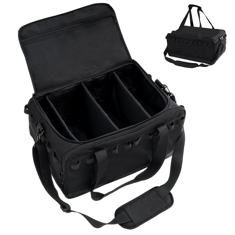 Photo 1 of 
Visit the Store, COOZMENT
COOZMENT
Visit the Store
4.8
4.8 out of 5 stars
(88)
35L Multi-functional Duffle Bag, Waterproof Shoe & Picnic Camping Organizer, 3 Adjustable Dividers for Travel, Sports, GYM 