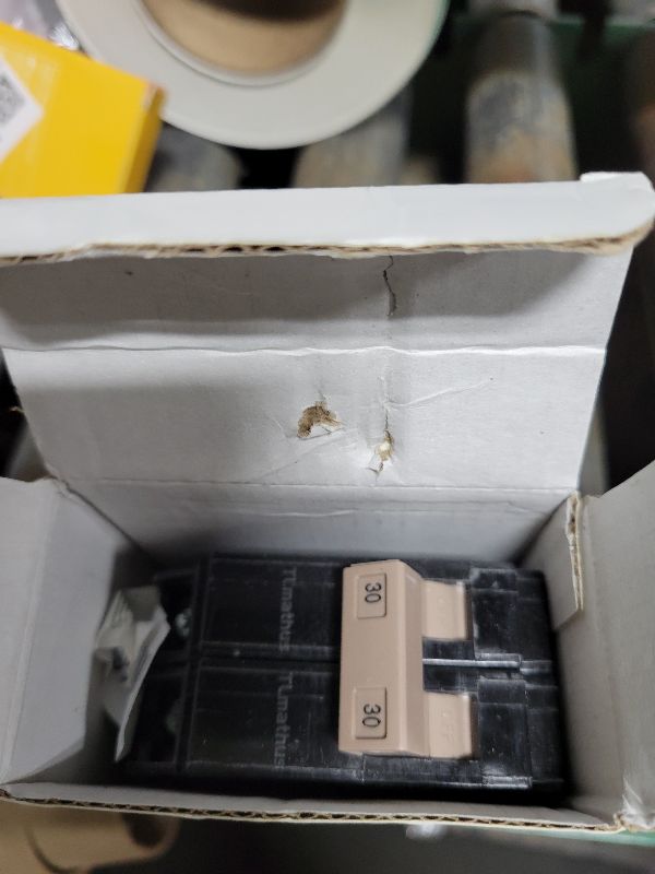 Photo 1 of 30 Amp Double Pole Breaker Plug on Mount Standard Miniature Circuit Breaker Thermal Magnetic Protection, 10KA 120/240V, Suitable for Various Brands of Load Centers