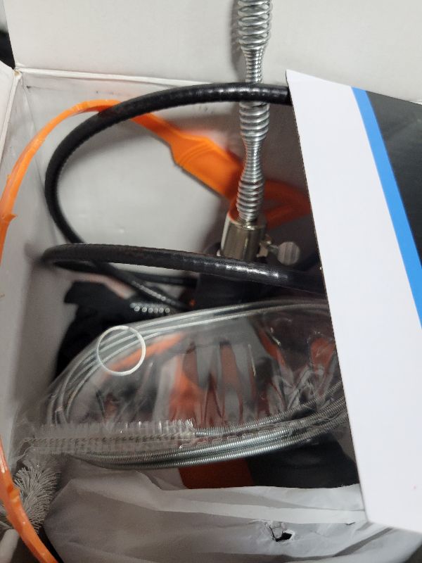 Photo 1 of 33 Feet Drain Snake Auger, Plumbing Snake Drain Hair Clog Removal Tool, Heavy Duty Toilet Snake Auger, Sink Unclogger Drain Cleaner Tool for Bathroom Kitchen Tub Shower Drain Clog Remover with Gloves