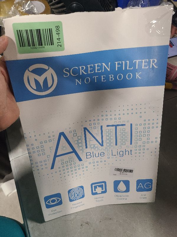 Photo 1 of 2 Pack HP Laptop 15.6" Anti Blue Light Screen Protector for HP Envy x360, Victus, Chromebook, Pavilion, ProBook, EliteBook,ZBook, OMEN 15.6 Inch Laptops, Blocking Blue Light and Anti Glare Filter