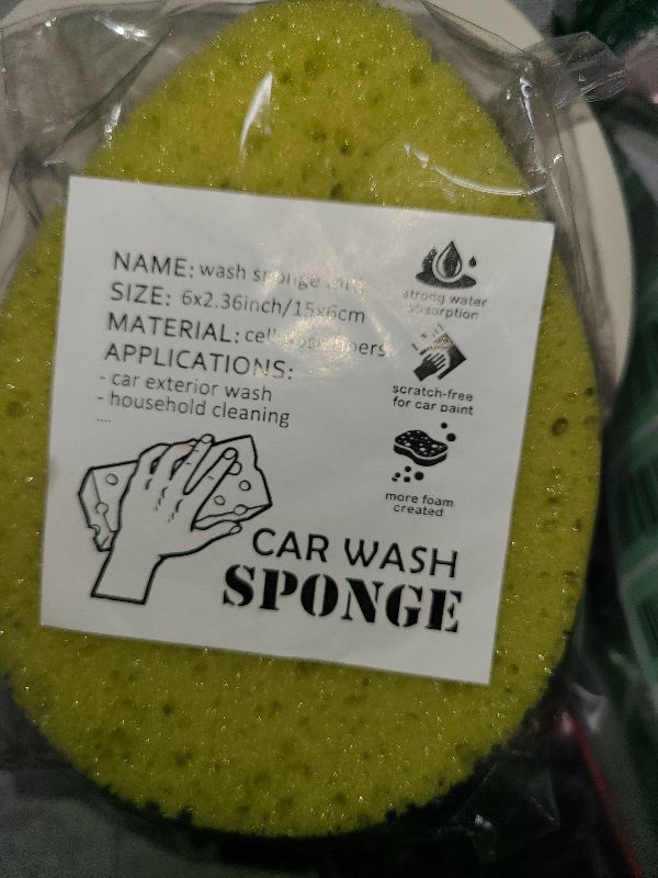 Photo 1 of  Reusable Cellulose Cleaning Sponge Multi-Function Dish Wash Sponge for Kitchen Bathroom and Home Use for Pots Pans and Sink Cleaning