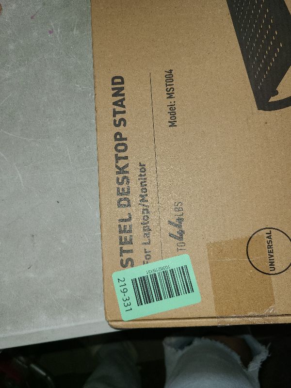 Photo 1 of suptek Monitor Stand Riser for Computer,Laptop,Printer, Notebook and All Flat Screen Display with Vented Metal Platform and 4 Inches Height Underneath Storage (MST004)