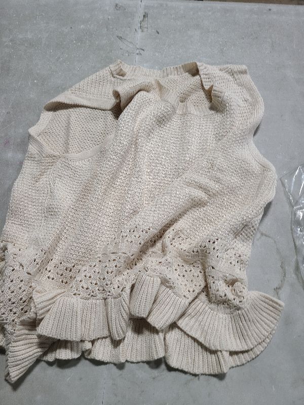 Photo 1 of 
Sponsored

Visit the Store, CiCiBird
CiCiBird
Visit the Store
4.3
4.3 out of 5 stars
(482)
CiCiBird Women Cute Crop Sweaters Vest Knit Sleeveless Pullover Tops Crochet Ruffle Hem Tank
