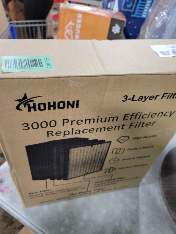 Photo 1 of 3000 Replacement Filters - 7 Pack, Compatible with 3000 Air Purifi-ers, 1 Air Filter, 2 Activated Carbon Filter Replacement, 4 Extra Carbn Pre-Filters