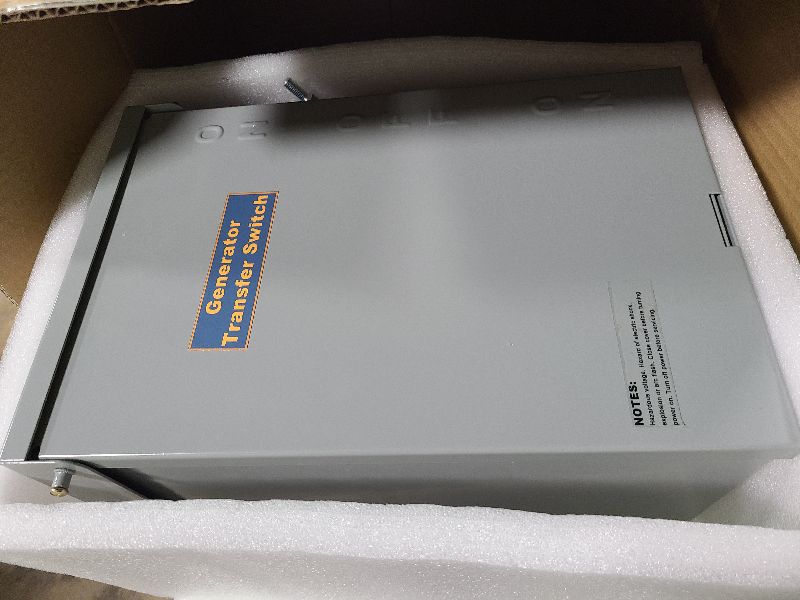 Photo 1 of 100 Amp Automatic Transfer Switch Single Phase Generator Transfer Switch, Power Management Replacement for Generac RXSW100A3, NEMA 3R Outdoor Rated Aluminum Enclosure for Indoor and Outdoor Use