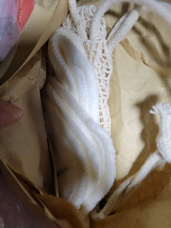 Photo 1 of 20 Packs Organic Reusable Makeup Remover Pads, Washable Bamboo Cotton Rounds for All Skin Types with Cotton Laundry Bag