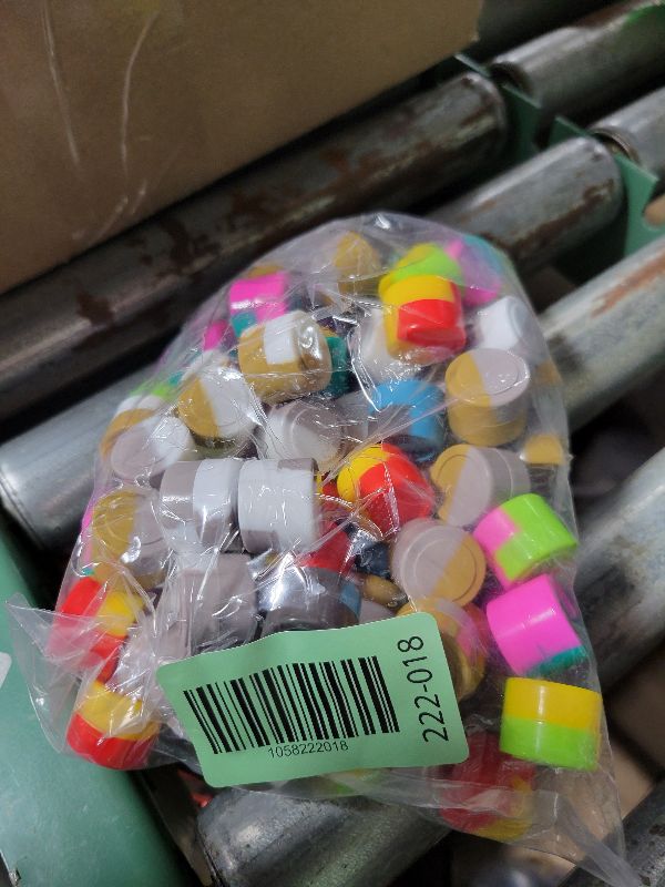 Photo 1 of 2ML 100pcs Silicone Containers Non-Stick Containers Multi Use Storage Jars Assorted Colors