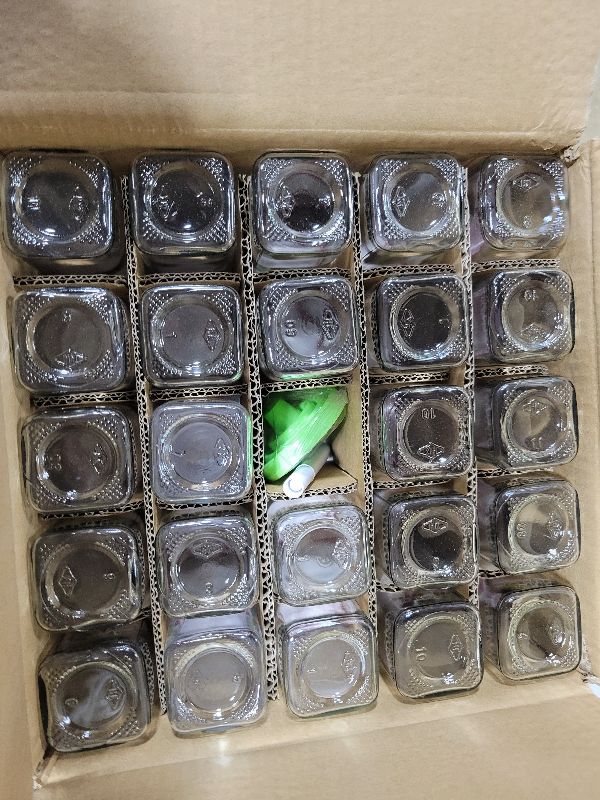 Photo 1 of 24 Glass Spice Jars with Label-4oz Spice Containers with Lids and Shaker Lids,3 Sets of Spice Labels 1 Collapsible Funnel 2 Erasable Markers (24)