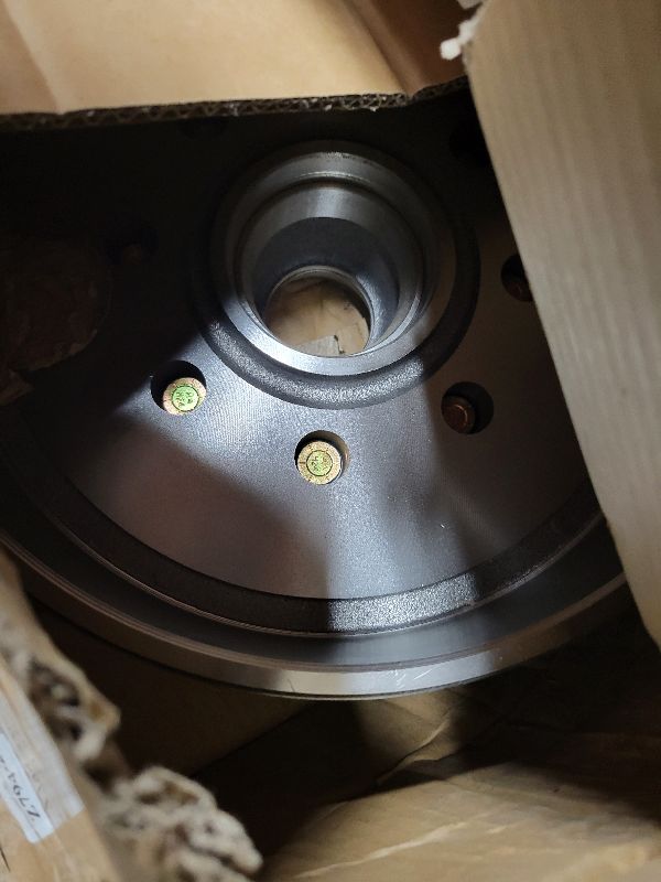 Photo 1 of 12"x 2" Trailer Brake Drum Kit 8 on 6.5" Replacement for 7000LBS Axle Hub Heavy Duty 8 Bolt Trailer Brake Hub Drum Assembly with 1/2"-20 Stud 25580, 14125A Drums 008-219-04-22004K