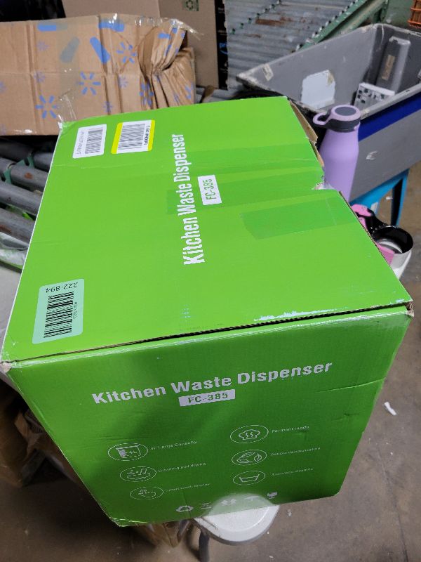 Photo 1 of 4L Electric Composter for Kitchen, Compost Bin for Countertop with Auto-Cleaning/Odor-Free/LED Display, Turn Kitchen Waste to Dry Compost Fertilizer, Indoor/Outdoor Compost Machine. Whites4