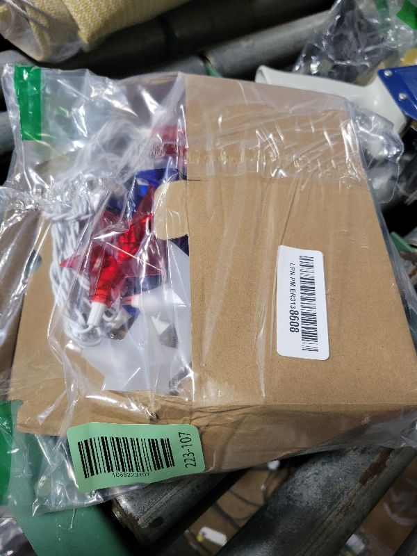 Photo 1 of 4th of July Lights - 20 LED Red White Blue Star Lights String Plug in, for Memorial Day 4th of July Decorations for Home Party Yard Patio & Any Patriotic Decorations, 0.48W LED Bulb (2 Set, 17FT)