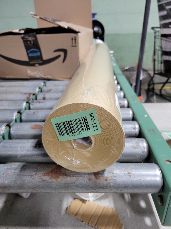 Photo 1 of 36" x 3600" (300') Brown Kraft Paper Roll, Gift Wrapping Paper for Craft Bulletin Board Art Decorative Paper Roll Christmas Bouquet Flower Table Covering Packing Shipping Moving Supplies 70GSM 50LB