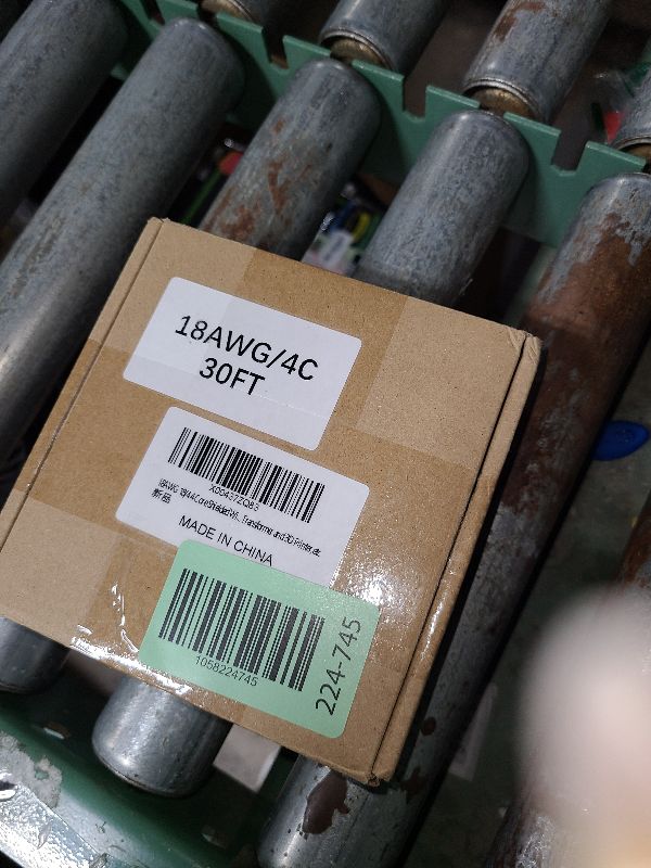 Photo 1 of 18AWG 18/4 4 Core Shielded Wire CNC Wire (30FT) UL2464 Tinned Copper Core 18 Gauge Cable Speaker Wire for CNC Router Machine, CNC VFD Spindle, Electrical Appliance, Transformer and 3D Printer,etc