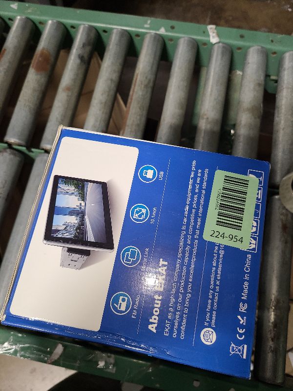 Photo 1 of 10.1 inch Single Din Car Stereo with CarPlay and Android Auto, 10 inch Touch Screen Radio with Mirror Link/1080P/EQ Audio/SWC/Bluetooth +Backup Camera+MIC
