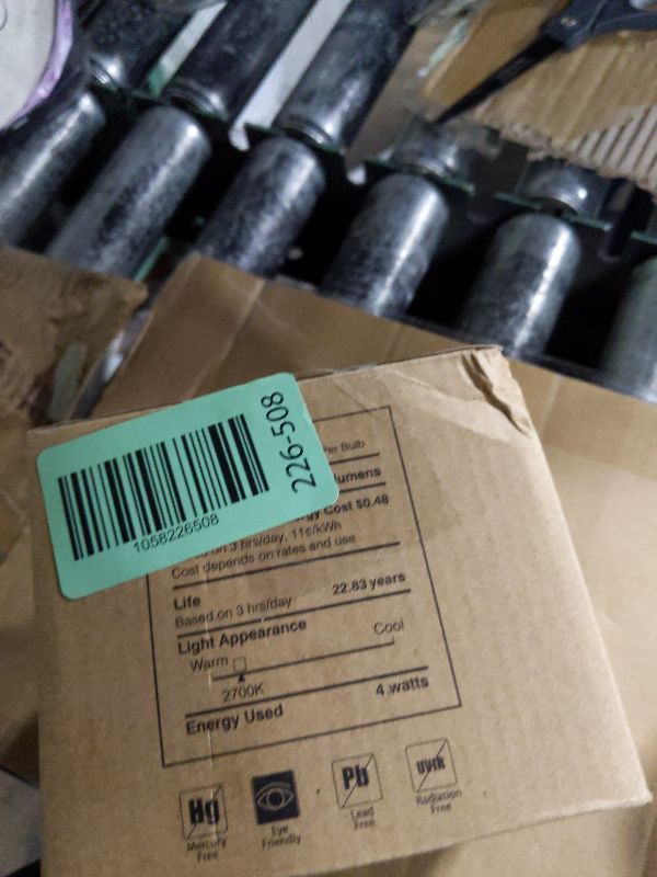 Photo 1 of 12-Pack Dimmable E12 LED Candelabra Bulbs 40Watt Equivalent, 2700K Warm White, 450Lumens, 4W B11 Vintage Chandelier Light Bulbs, LED Filament Clear Glass Candle Lamp for Ceiling Fan Home Decor1