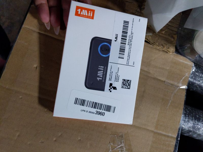 Photo 1 of 1Mii Bluetooth 5.3 Music Receiver for Car/Home Stereo, Aux Bluetooth Adapter for Car with Volume Control Supports Hands Free Calls, 16H Battery Life