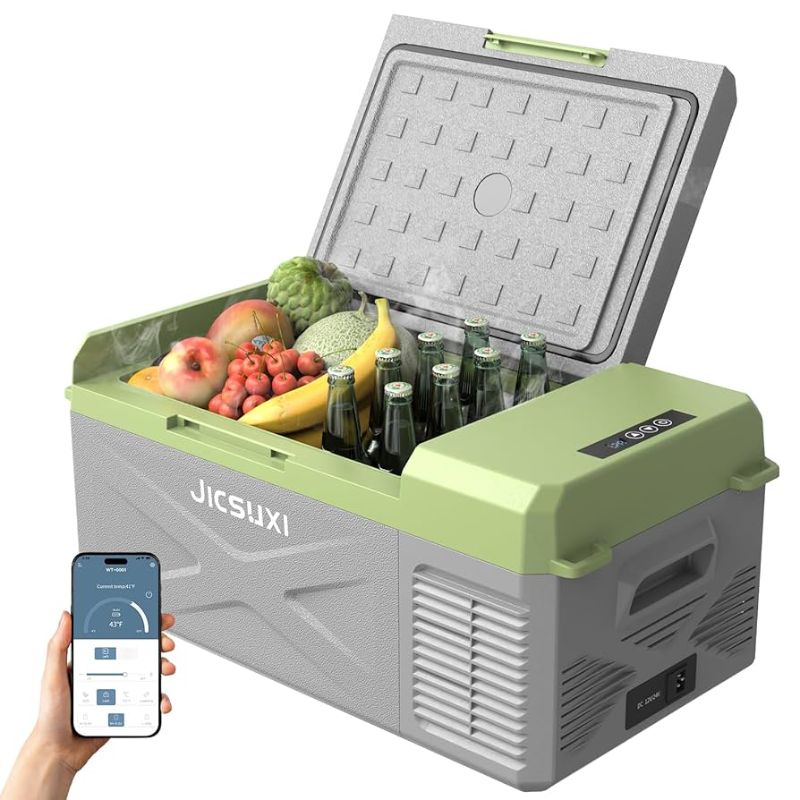 Photo 1 of
12V Car Refrigerator, 17 Quart Portable Freezer 12 Car Fridge (-4F~68F) Compressor Electric Cooler with 12/24V DC 110-240V AC, APP Control For Car Truck RV Camping, Travel Outdoor Home