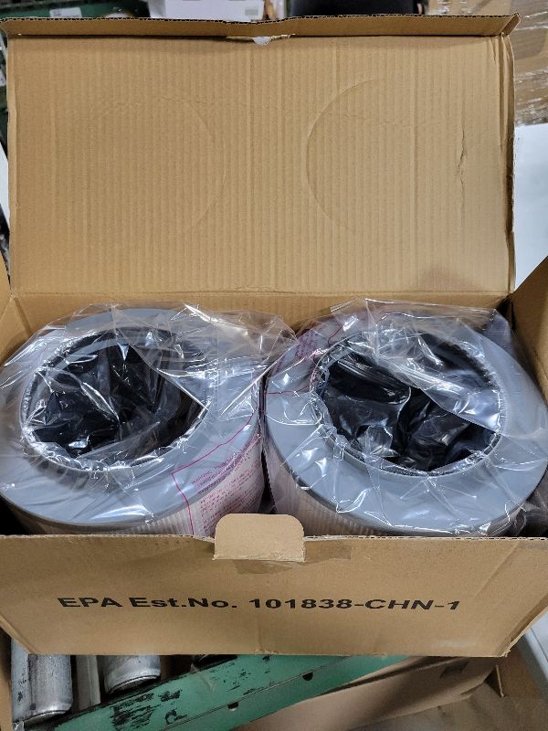 Photo 1 of 2-Pack 12030 HEPA Replacement Filter, 1,000 Sq. Ft. Capacity, Compatible with Clorox Medium Room Air Purifier 11030 & 11031, 3-in-1 HEPA Filter for Dust, Pet Dander, Pollen, #12030