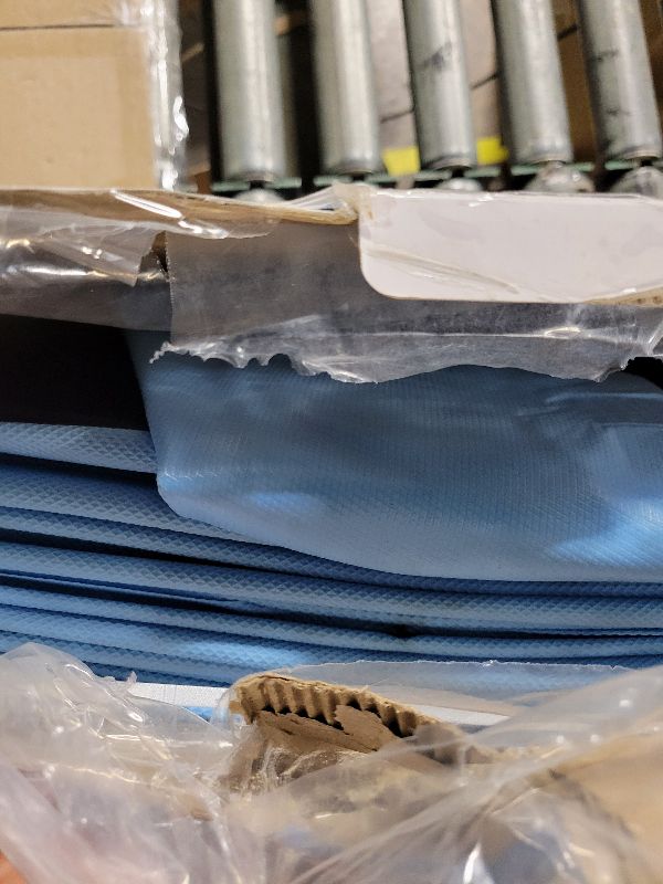 Photo 1 of  Foldable Dog Pool Dogs Swimming Pools Pet Pool Bathing Tub Hard Plastic Kiddie Pools for Kids Puppy and Cats (Sky-Blue 