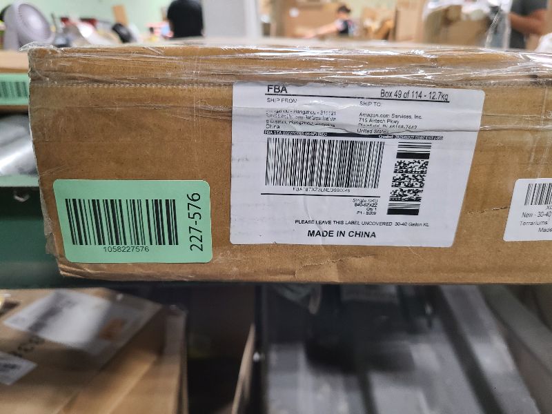 Photo 1 of 20-40 Gallon Fish Tank Stand: Heavy Duty Aquarium Stand with Power Outlets and Cabinet for Fish Tank Accessories Storage - Metal Frame, 1000LBS Capacity, Suitable for Fish & Reptile Terrariums