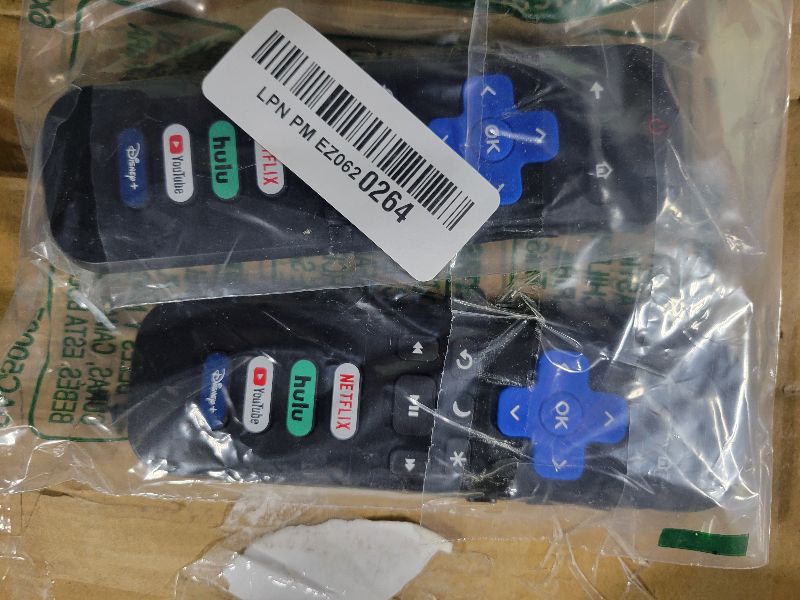 Photo 1 of (Pack of 2) Replacement Remote Control Only for Roku TV, Compatible for TCL Roku/Hisense Roku/Onn Roku/Sharp Roku/Element Roku/Westinghouse Roku/Philips Roku Smart TVs (Not for Roku Stick and Box)