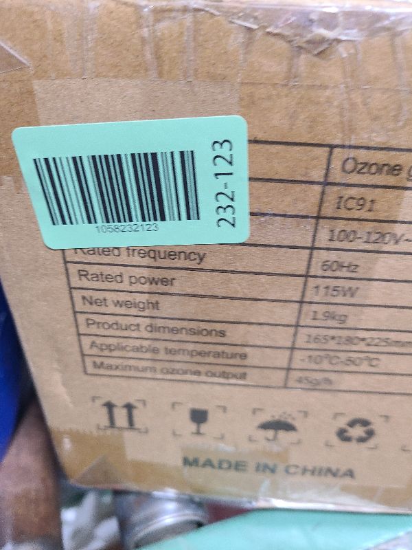 Photo 1 of 30,000mg/h Commercial Ozone Generator - Industrial Strength Odor Eliminator for Home, Car & Large Spaces | 120-Min Timer | Removes Smoke, Pet, Kitchen & Toilet Odors | High-Capacity O3 Air Purifier