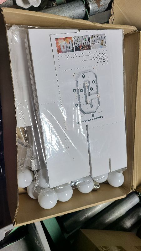 Photo 1 of 4FT Marquee Light Up Letters - Cool White Light Up Letters G with Fixed Water Bag, Party Decoration Large Marquee Light Up Letter can Be Used for Wedding Decoration, Birthday Party Deco