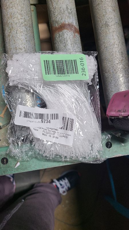 Photo 1 of 1000Pcs Hang Prices Tag Fasteners, 5 Inch Snap Lock Pins Plastic Tags for Clothing Mark Shoe Bag Jewelry Security Loop Fasteners Retail Store Supplies (Clear)