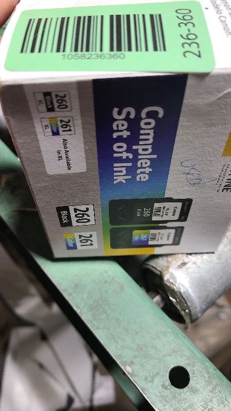 Photo 1 of 260XL 261XL Ink Cartridge Replacement for Canon 260 XL 261 XL PG-260 CL-261 Combo Pack Work with Canon PIXMA TS6420 TS6400 TS5320 TR7020 TR7022 TR7020a TR7022a Printer (2 Pack, 1 Black, 1 Tri-Color)
