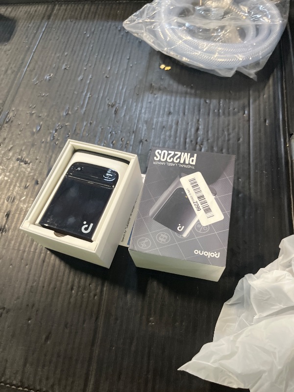 Photo 1 of POLONO PM220S Label Maker Machine with Tape, 2 Inch Bluetooth Thermal Label Printer, Portable Sticker Printer for School, Office, Home, Business, Label Maker with 2'' x1.18'' Labels, White