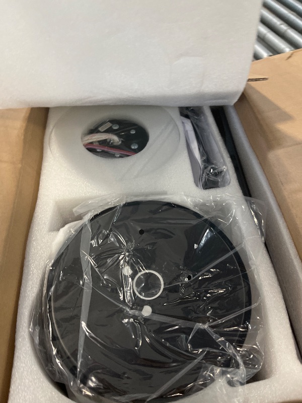 Photo 1 of ZMISHIBO 42 Inch Ceiling Fan with Light, App&Remote Control, Flush Mount Low Profile, Dimmable 20W LED Light, Quiet Reversible Motor for Bedroom, Living Room, Apartment, Black