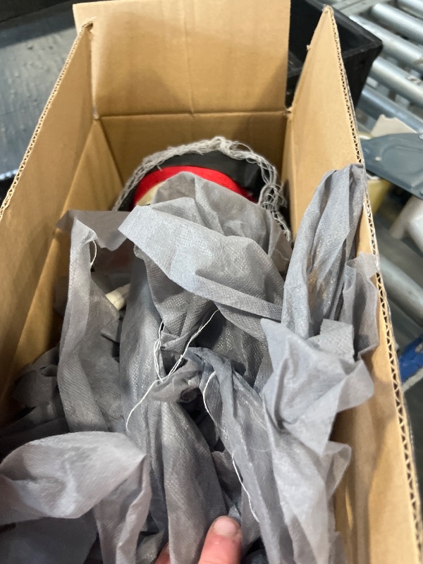 Photo 1 of [ Sound Activated & Large ] 70 Inch Halloween Animatronic Hanging Talking Pirate Ghost Decoration Light up Eyes Shake Life Size Skull Skeleton Halloween Decor Outdoor Haunted House Prop Yard Party