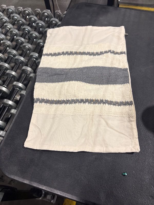 Photo 1 of ***ONLY 1 ***
Fancy Homi Set of 2 Neutral Grey Farmhouse Lumbar Decorative Throw Pillow Covers 12x20 Inch for Couch Bed Chair, Vintage Country Rustic Retro Room Decor, Soft Thick Cotton Rectangle Cushion Case