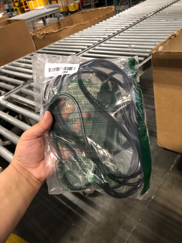 Photo 1 of * similar item *DEWENWILS 15FT Flat Plug Extension Cord, 3 Prong Ultra Thin Power Strip, 13A/125V/1625W, 16/3 Awg Grounded Flat Power Cable for Indoor Narrow Space, SPT-3 Cord, ETL Listed, Black