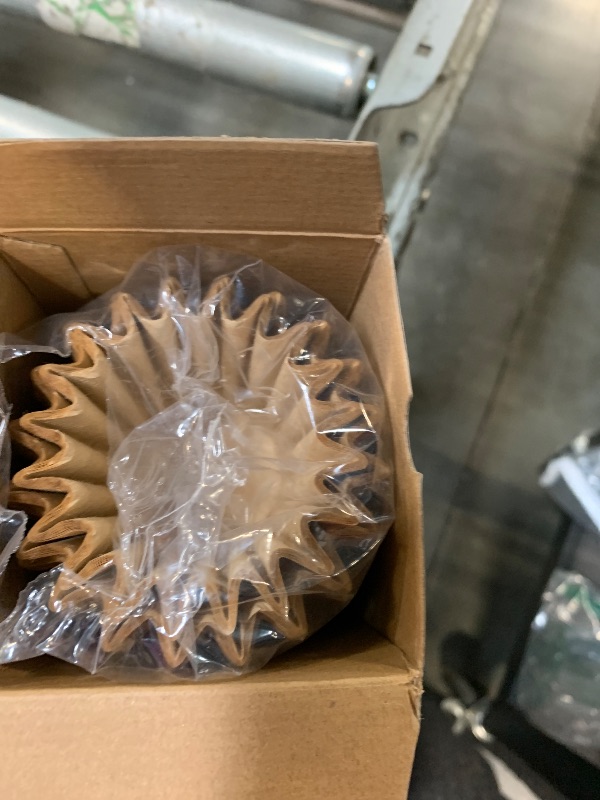 Photo 1 of Disposable Small Coffee Filters,100PCS Unbleached Basket Coffee Paper Filter for Ninja Pods & Grounds Specialty Single-Serve Coffee Maker PB051 PB041, Kalita Wave Dripper 155, Pour Over Coffee Maker