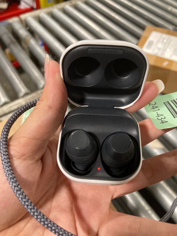 Photo 1 of **LEFT PC DOES NOT WORK** Samsung Galaxy Buds FE True Wireless Bluetooth Earbuds, Comfort and Secure in Ear Fit, Auto Switch Audio, Touch Control, Built-in Voice Assistant, Graphite [US Version, 1Yr Manufacturer Warranty]