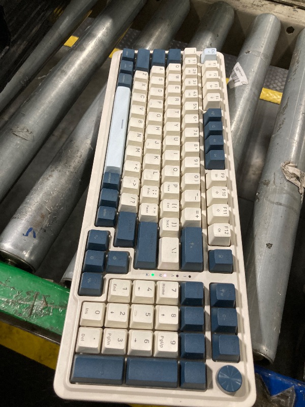 Photo 1 of ***SIMILAR PRRODUCT***
 Keys Gaming Keyboard, Tri-Mode Bluetooth/2.4GHz/USB-C Retro Creamy Color Keyboard with Number Pad RGB, Media Knob Custom Programmable Membrane Computer Keyboards for MAC Xbox PC Gamer - Blue