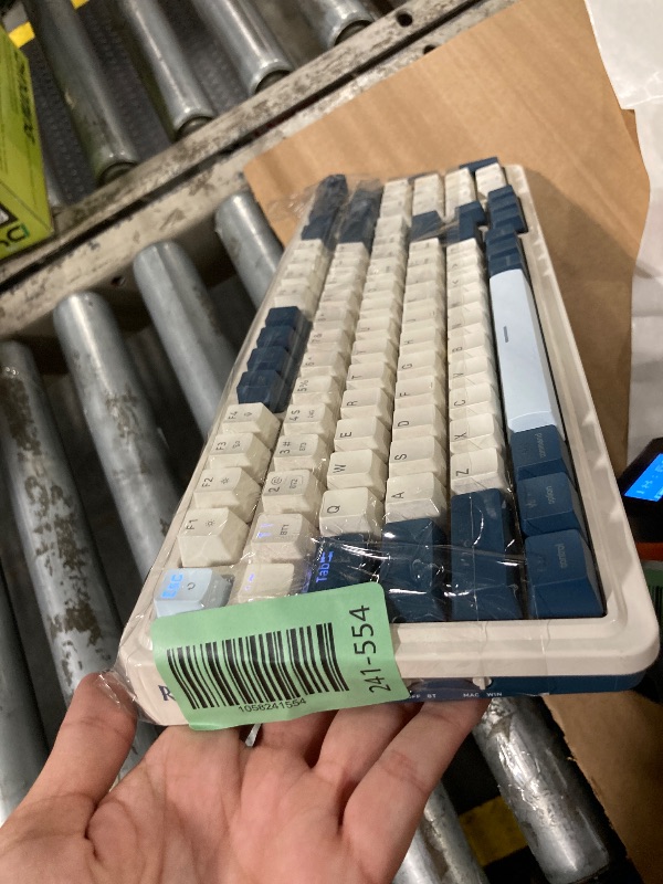 Photo 1 of ***SIMILAR PRRODUCT***
 Keys Gaming Keyboard, Tri-Mode Bluetooth/2.4GHz/USB-C Retro Creamy Color Keyboard with Number Pad RGB, Media Knob Custom Programmable Membrane Computer Keyboards for MAC Xbox PC Gamer - Blue