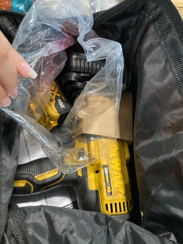 Photo 1 of ***VERY UDES***
DEWALT 20V MAX Cordless Impact Wrench Kit, 20V MAX, 1/2" Hog Ring With 4-Mode Speed, Includes Battery, Charger and Kit Bag (DCF900P1)