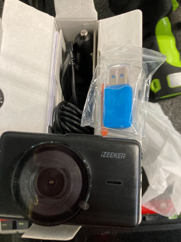 Photo 1 of ***CORRECT ITEM*****iZEEKER 2.5K Dash Cam, 1440P QHD Car Camera with Free 32GB Card, 3" IPS Display, Night Vision, WDR, 170°Wide Angle, Loop Recording, G-Sensor Emergency Recording, 24H Parking Mode, Type C