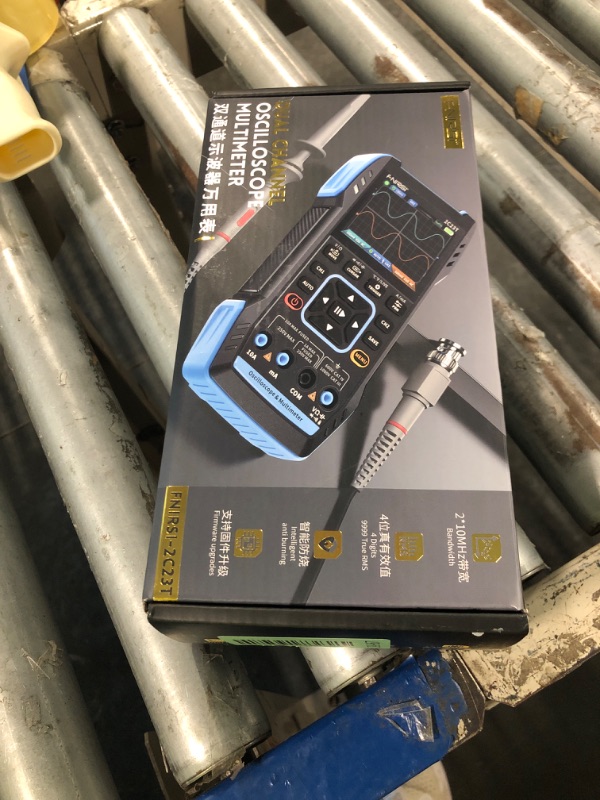 Photo 1 of ?Upgraded Model 2*P6100 Probe? FNIRSI 3 in1 Oscilloscope/Multimeter/DDS Signal Generator with 2 Channels, 10MHz Bandwidth, 50MSa/s Sampling Rate, 10000 Counts, Voltage, Current, Capacitor, Resistor