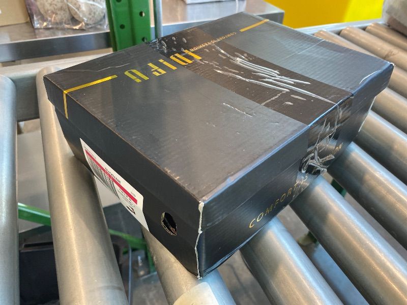 Photo 1 of **USED**IDIFU Women's IN2 Pedazo Dress Shoes Low Block Heels Comfortable Chunky Closed Toe Ankle Strap Wedding Pumps (Black Suede R, Numeric_8)