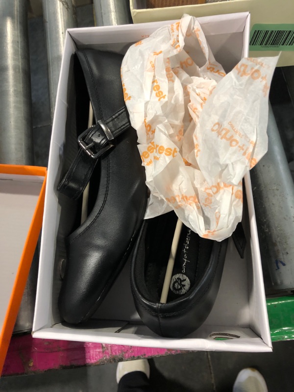 Photo 1 of *Minor Damaged* Ortho+rest Women Mary Janes Shoes for Bunions Orthopedic Dress Shoes Low Chunky Heels Work Pumps (9,Black)