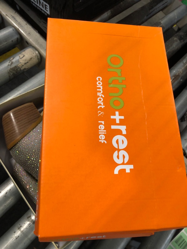 Photo 1 of *Minor Damaged* Ortho+rest Women Mary Janes Shoes for Bunions Orthopedic Dress Shoes Low Chunky Heels Work Pumps (9,Black)