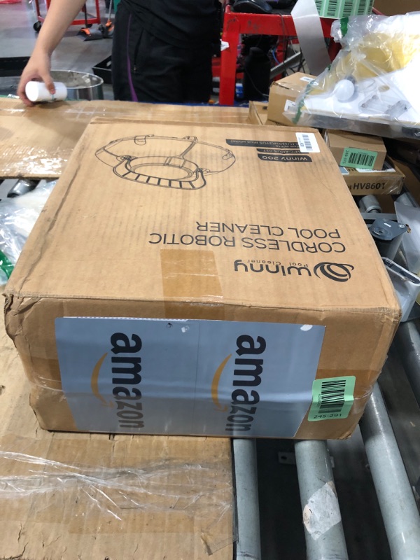 Photo 1 of (2025 Upgrade) Cordless Robotic Pool Cleaner, Lasts 75 Min, Automatic Vacuum for Above-Ground Pools up to 645 Sq.ft,Portable, Self-Parking