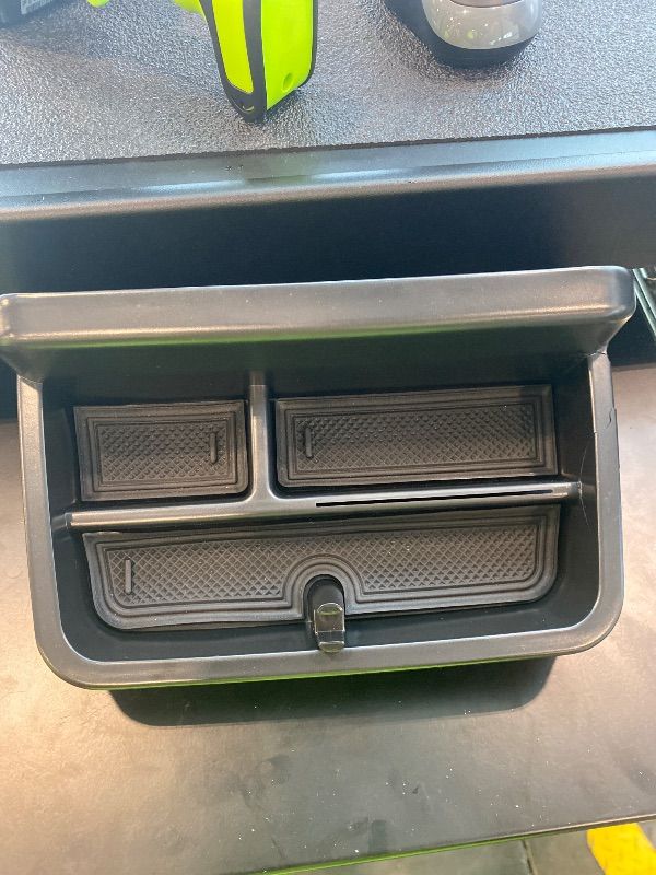 Photo 1 of *Minor Damage*
HGWEI Center Console Dash Storage Tray Compatible with 2021-2026 Nissan Rogue S/SV/Rock Creek Interior Accessories Dashboard Organizer Insert Holder Storage Box Behind Screen (ONLY for 8 Inch), Black